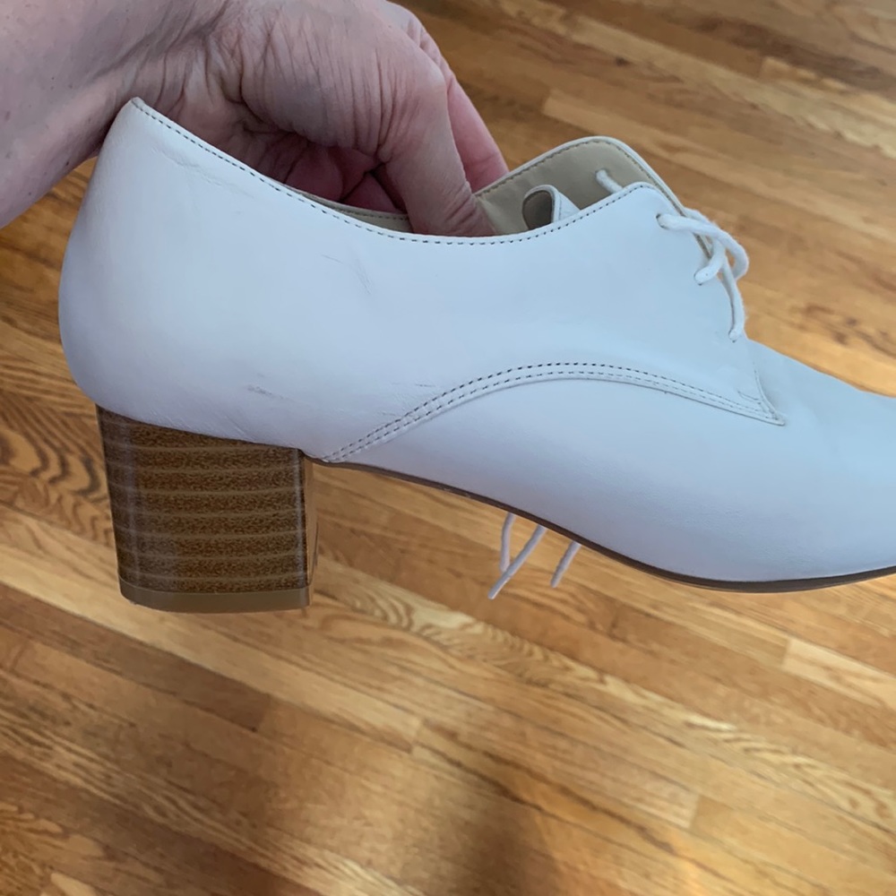 White Leather Shoes - Picture 6 of 7